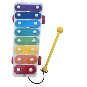Vintage 2003 Basic Fun Pull-A-Tune Xylophone Toy Musical‎ Instrument
